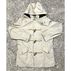 Men’s Banana Republic Heritage Hooded Toggle Jacket Rain Coat Size LARGE